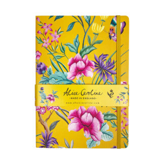 Chinoiserie print A5 notebook